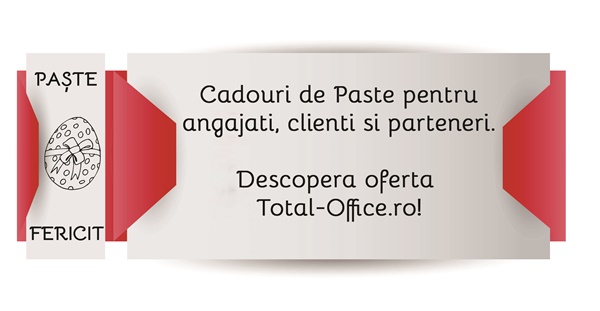 Cadouri de Paste pentru angajati, clienti si parteneri. Descopera oferta Total Office!